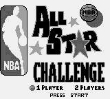 NBA All Star Challenge Title Screen